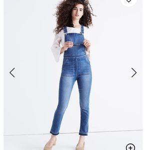 Madewell skinny overalls